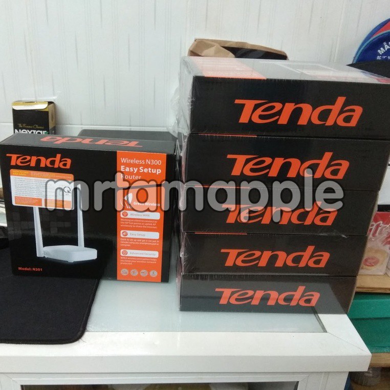 Bộ phát sóng Wifi Tenda chuẩn N 300Mbps N301- 2 anten | BigBuy360 - bigbuy360.vn