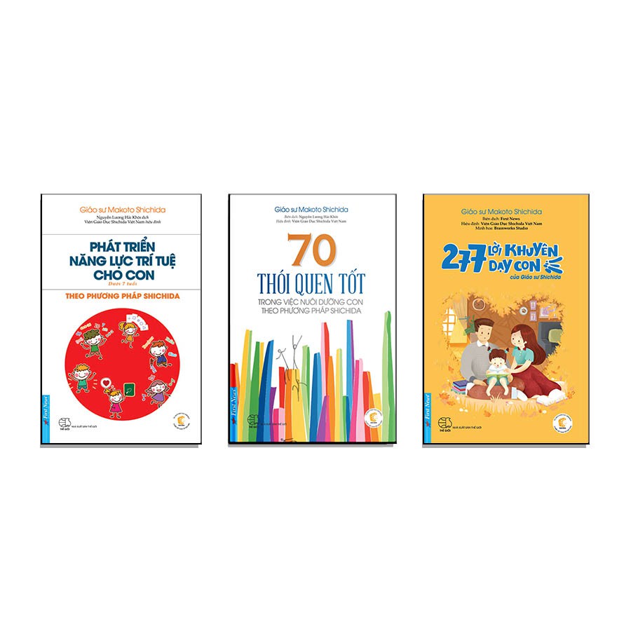 Sách - Combo Phát Triển Năng Lực Trí Tuệ Cho Con + 70 Thói Quen Tốt Trong Việc Nuôi Dạy Con + 277 Lời Khuyên Dạy Con Tặn