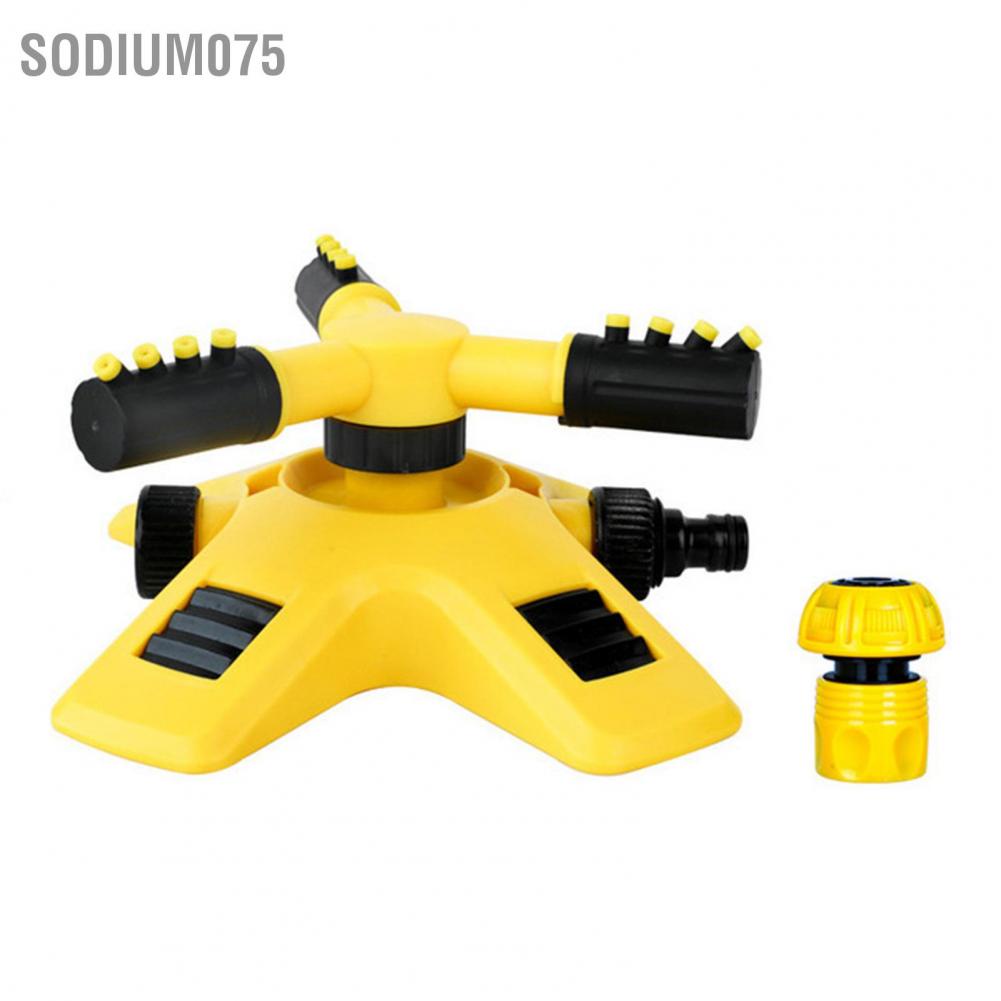 Sodium075 Tưới phun tự động xoay 360 độ Ba thiết bị tưới nước cỏ vườn Thiết cây