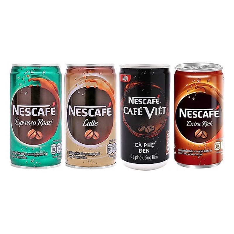 Cà phê uống liền - Cà phê lon Nescafe 180ml