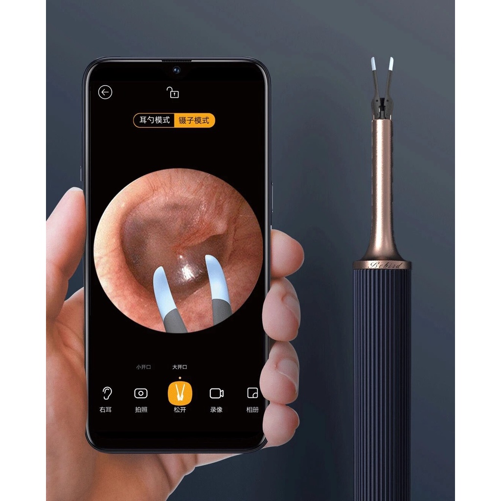 Dụng cụ lấy ráy tai Xiaomi Bebird Note 3 Pro Max nhìn được qua camera nội soi thông minh 360 độ tiện lợi