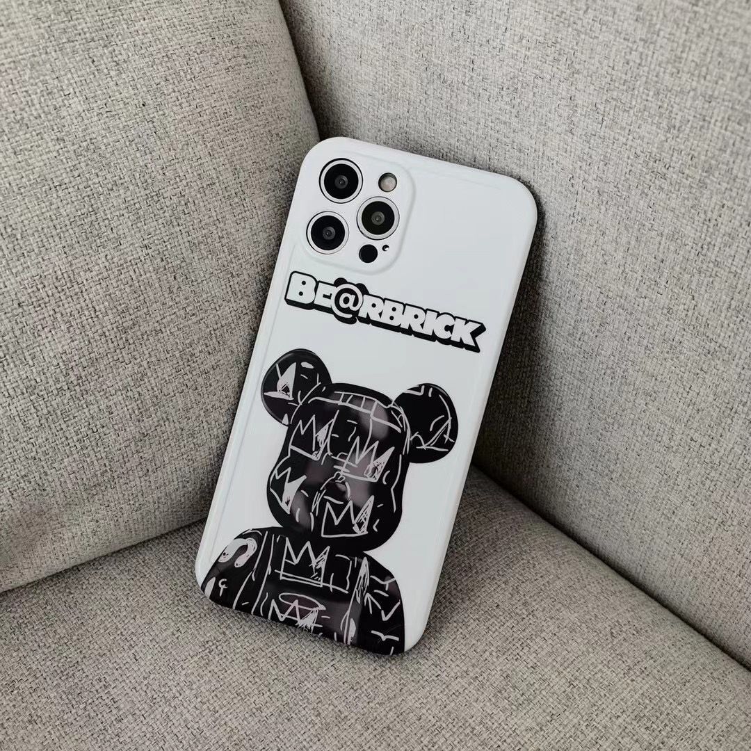 Ốp silicon Họa Tiết Hình Chú Gấu Thời Trang Cho Iphone 11 Pro Max 8 Plus 7 Xr Xs X 12 Pro Max Se 2020 | BigBuy360 - bigbuy360.vn