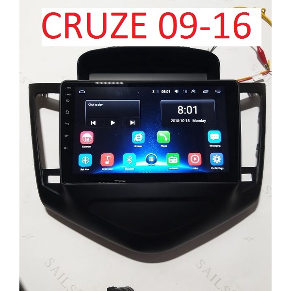 Màn Hình Android 9 inch Cho Xe CRUZE/LACETTI 2009-2016 - Đầu DVD Android Kèm Mặt Dưỡng Giắc Zin Canbus CHEVROLET CRUZE