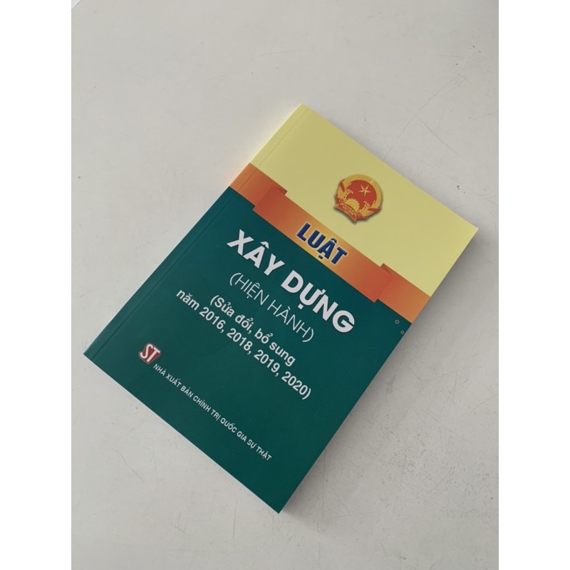 Sách -Luật Xây Dựng (Hiện hành) (Sửa đổi, bổ sung năm 2016, 2018, 2019, 2020)