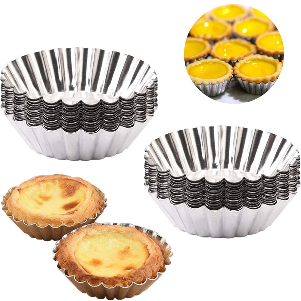 Set 10 Khuôn Làm Bánh Trứng Chống Dính Tiện Lợi