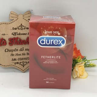 Bao cao su durex hộp 30 cái