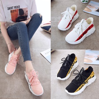 [Free Ship] Giầy thể thao nữ Off Whtie đen