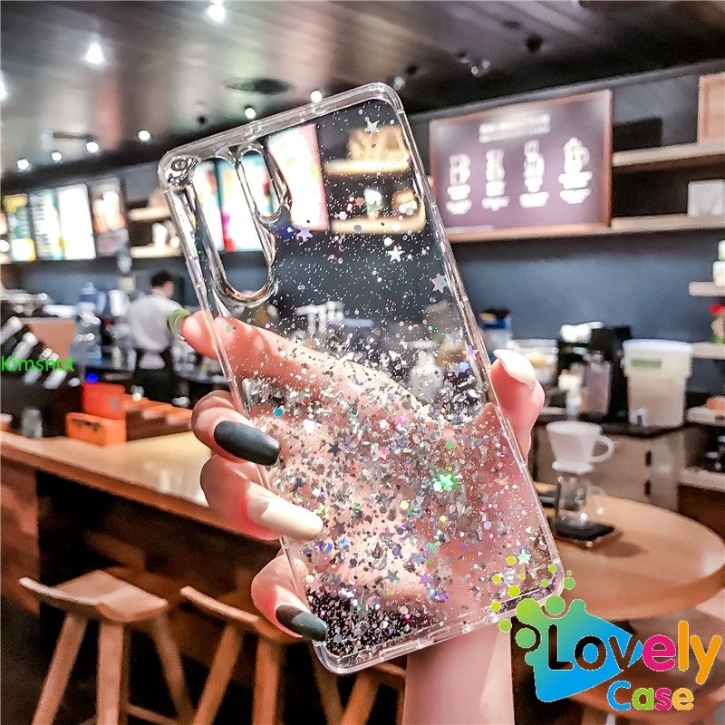 Glitter Starry Sky Series Case OPPO A52 A92 A92s A31 2020 A9 A5 2020 F15 Reno 3 A1K F11 Pro A5s A3s Jelly Meteor Transparent Soft case