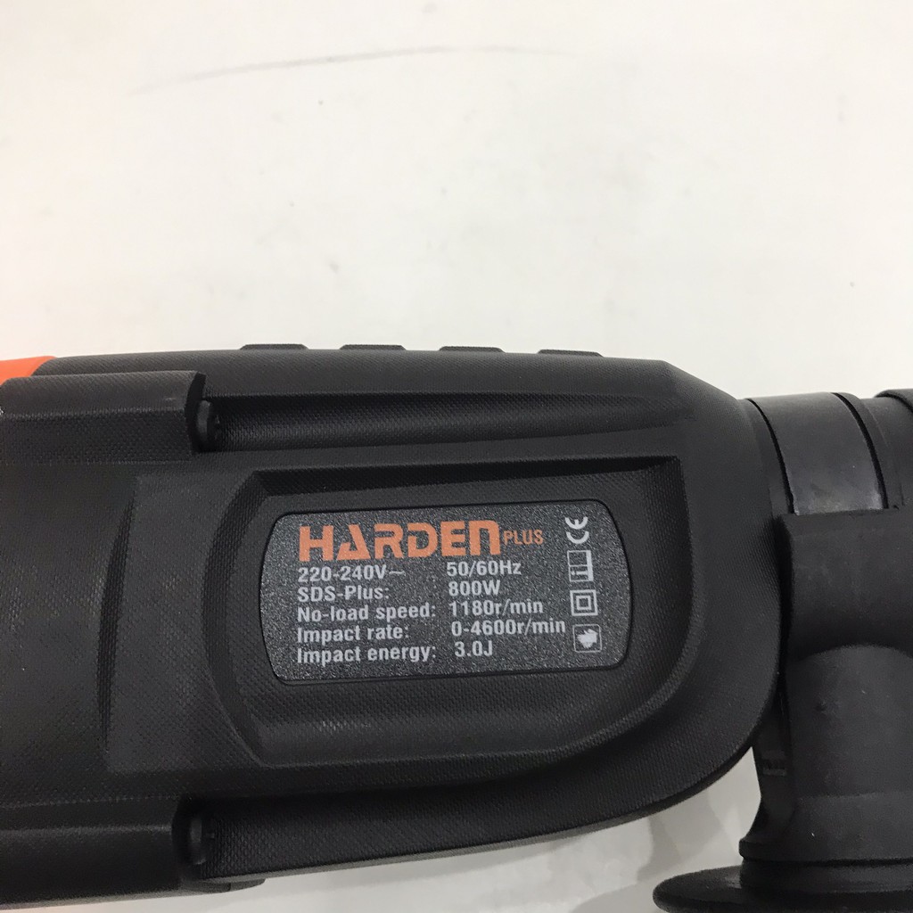 Máy khoan betong 3 chức năng Harden 750382  bảo hành 12 tháng  2 mũi khoan và 2 mũi đục