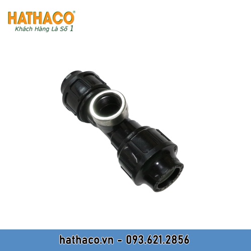 Tê 25 Ren Trong 20 - 25  HATHACO Dùng Cho Ống HDPE