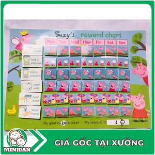 ❀ ❀  Bảng thành tích khen thưởng - Reward chart cho bé - Bộ đồ chơi cho bé ❀ ❀