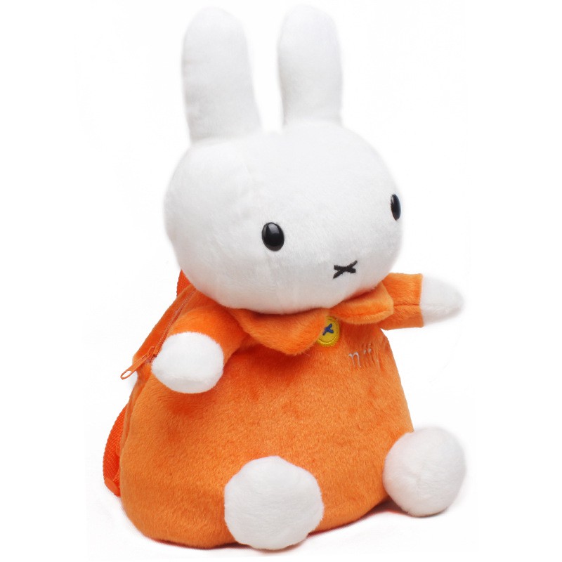 Ba Lô Đeo Vai Cỡ Nhỏ Kiểu Hoạt Hình Thỏ Miffy Nhồi Bông Dễ Thương Cho Bé Gái