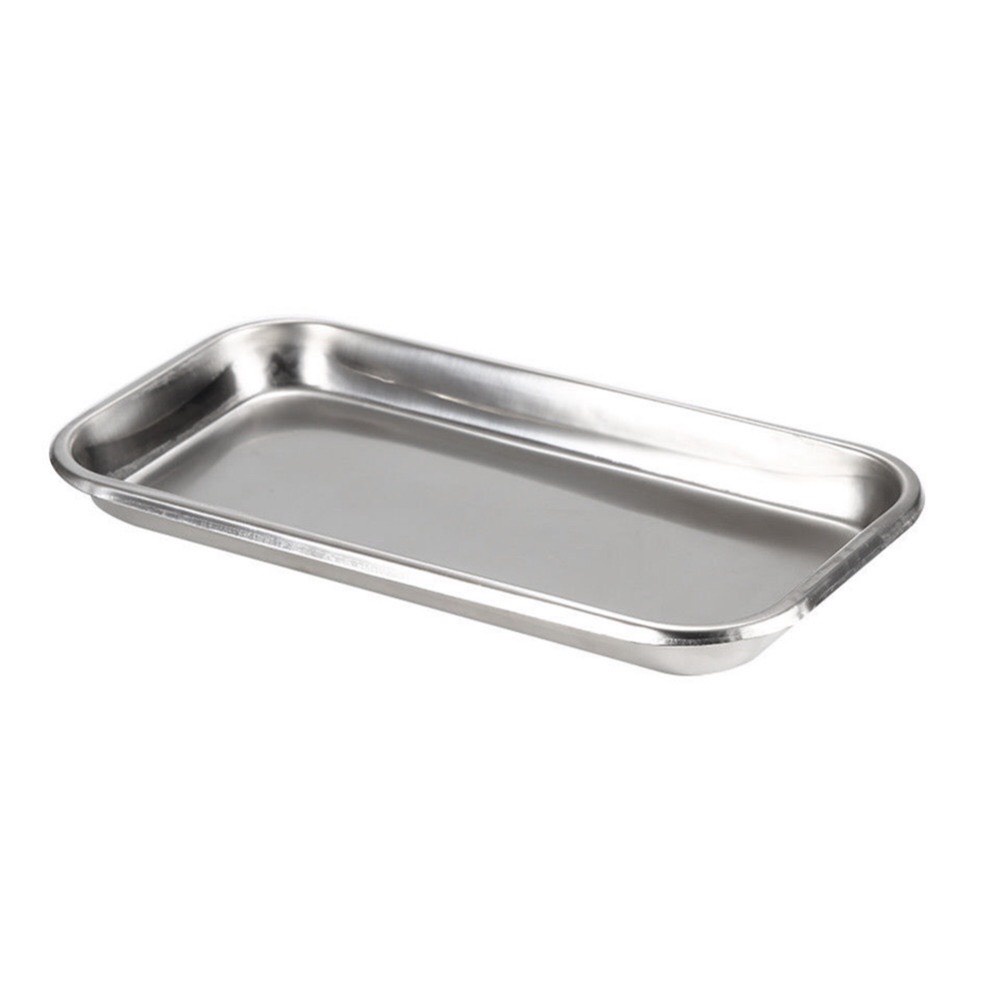 Khay đựng dụng cụ y tế chữ nhật 12*23cm