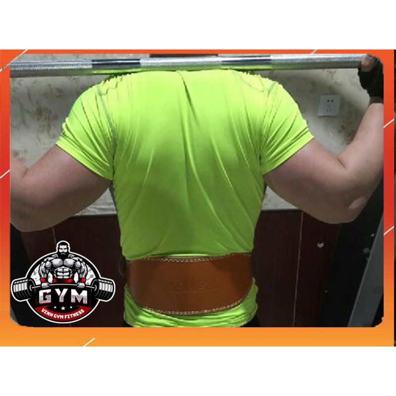 Đai lưng da bò cứng tập thể thao, tập gym tập ta VALEO loại cứng, có đệm chính hãng cao cấp giá rẻ ĐLC -3333