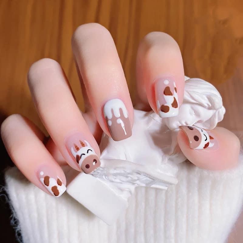 ❣️Có Ảnh MeowMeow❣️ Nail Giả, Móng Tay Giả- 24 Móng Có Sẵn Keo Dán Móng Giá Rẻ❣️