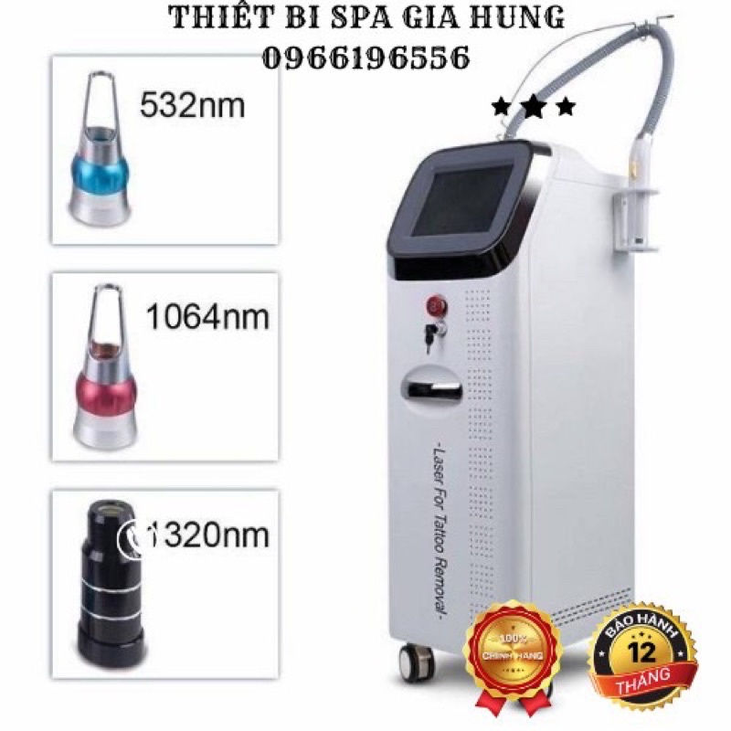 [Chất Lượng Hàng Loại 1] Máy xóa xăm và trị nám laser Q8 - Bảo hành 12 tháng