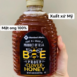 Mật ong Member's Mark Bee 1.13kg của Mỹ -hữu cơ và tinh khiết Date 12/2023