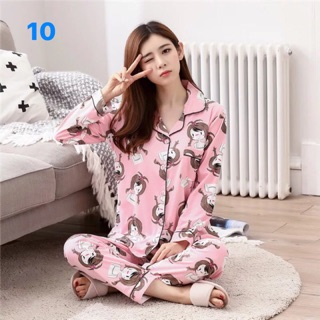 Bộ mặc nhà hoạ tiết kute