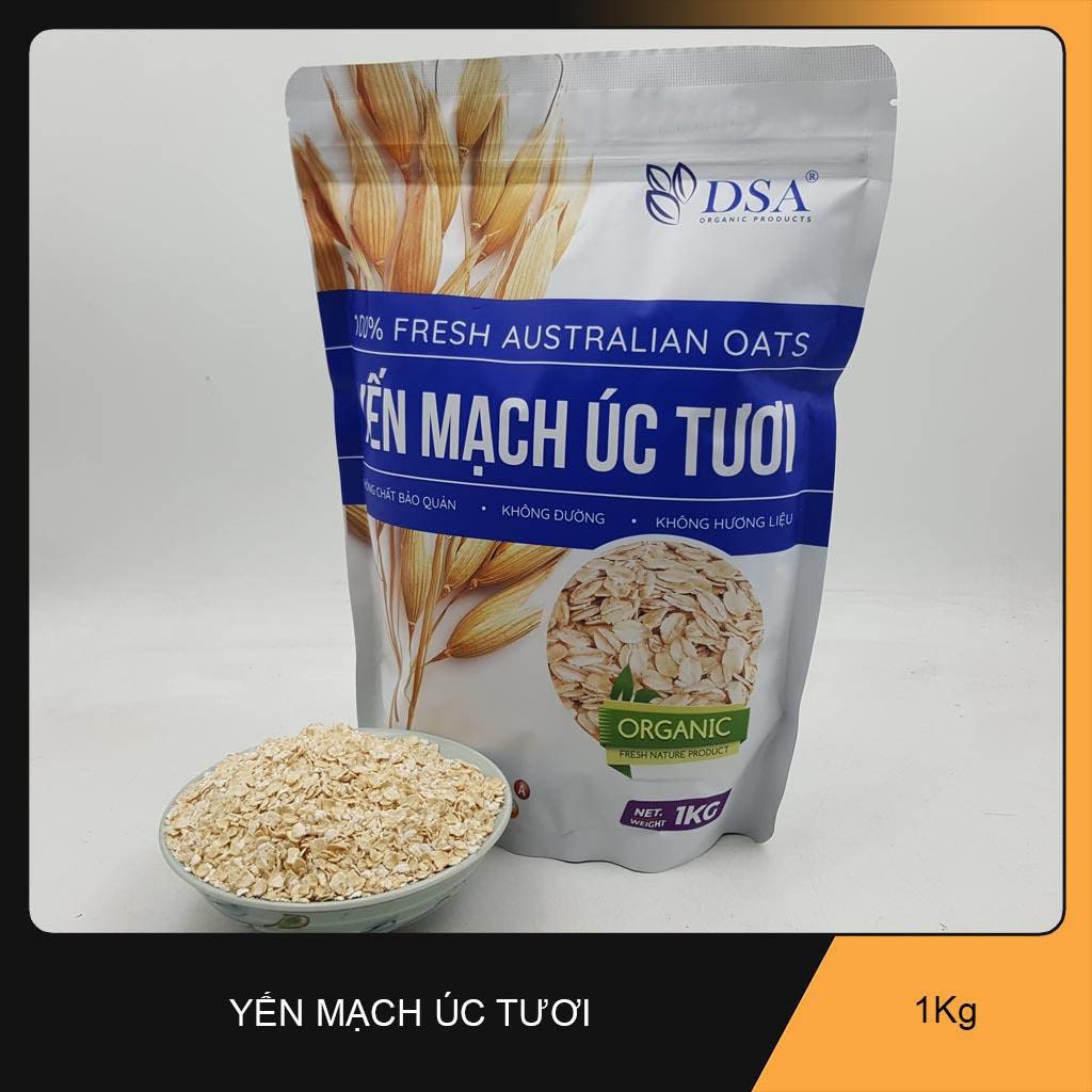 1Kg Yến Mạch Úc Tươi DSA Hỗ Trợ Giảm Cân