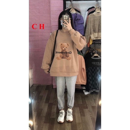 Bộ nỉ gấu GRA CH12