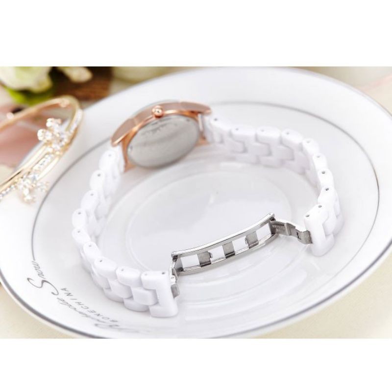 Đồng Hồ GEDI Nữ Dây Đá Khoá Gấp Thời Trang