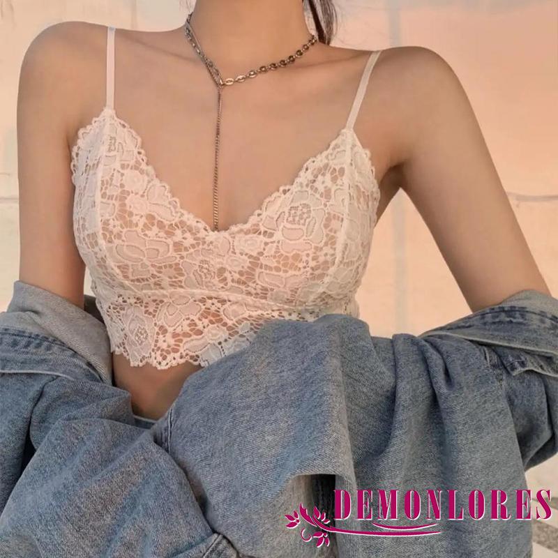 Áo Lót Ren Không Gọng Quyến Rũ Dành Cho Nữ