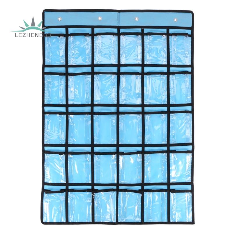 Túi Đựng Điện Thoại / Máy Tính Bảng 30 Ngăn Kích Thước 33.5X24.5 Inch Có Móc Treo Tiện Dụng Cho Lớp Học