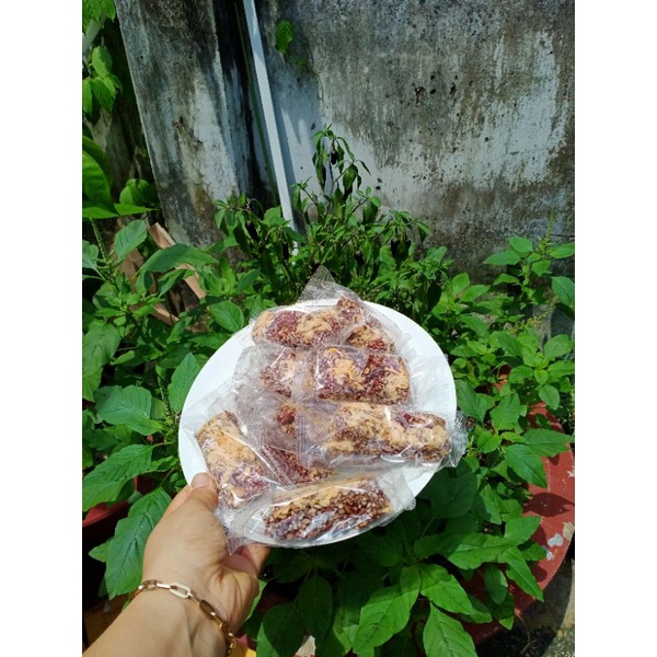 Thanh gạo lứt siêu hat mix chà bông thanh gạo lức ăn healthy TRAMSHOP1993 nhà làm