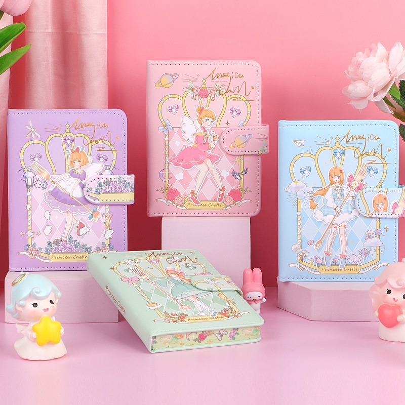 Sổ Tay Da Mềm 64k Họa Tiết Hoạt Hình Dễ Thương Cho Học Sinh