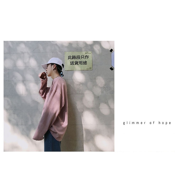 Áo Sweater LEAVES PINK Unisex