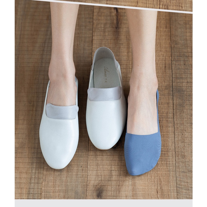 Tất nông vô hình màu kẹo ngọt ngào thời trang mùa hè thoải mái thoáng khí cho nữ