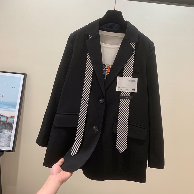 Áo Khoác Blazer Dáng Rộng Phong Cách Hàn Quốc Thời Trang Xuân Thu Cho Nữ Size M-4Xl 3 Kiểu | BigBuy360 - bigbuy360.vn