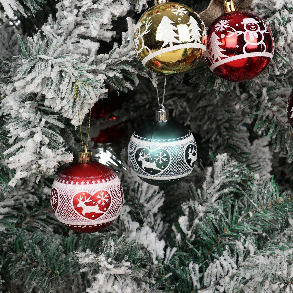 Set 9 Trái Châu Trang Trí Giáng Sinh Năm Mới DIY