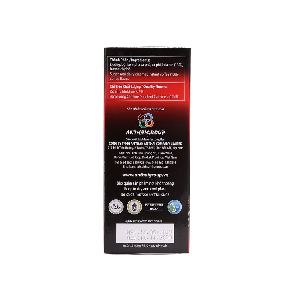Cà Phê 3 Trong 1 An Thái Mới (16 gói x 16gr) - AnTháiCafé | BigBuy360 - bigbuy360.vn