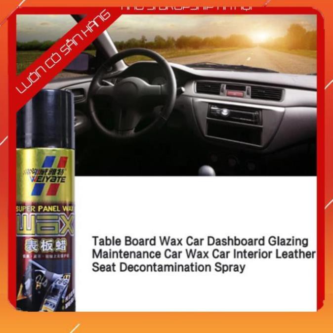 Chai xịt rửa nội thất ô tô khô bình nano sịt bảo dưỡng cho xe hơi oto máy đồ da ghế sofa không cần nước