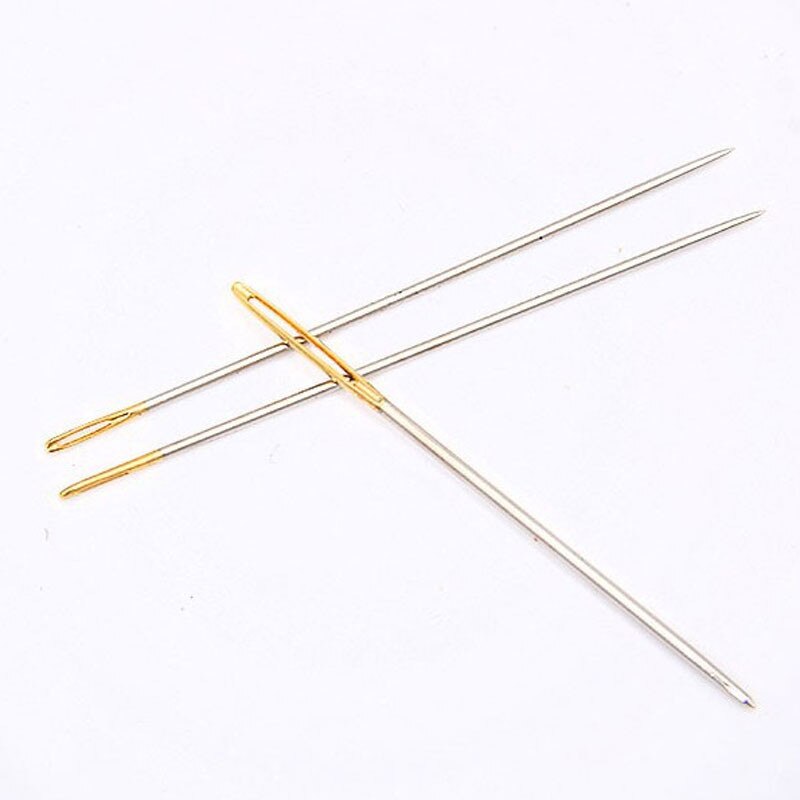 Hộp 30 kim thêu thủ công màu vàng dành cho may vá