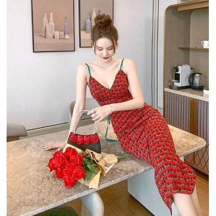 Đầm lệch vai bên form dài ☘️☘️☘️☘️Ly alohashop91