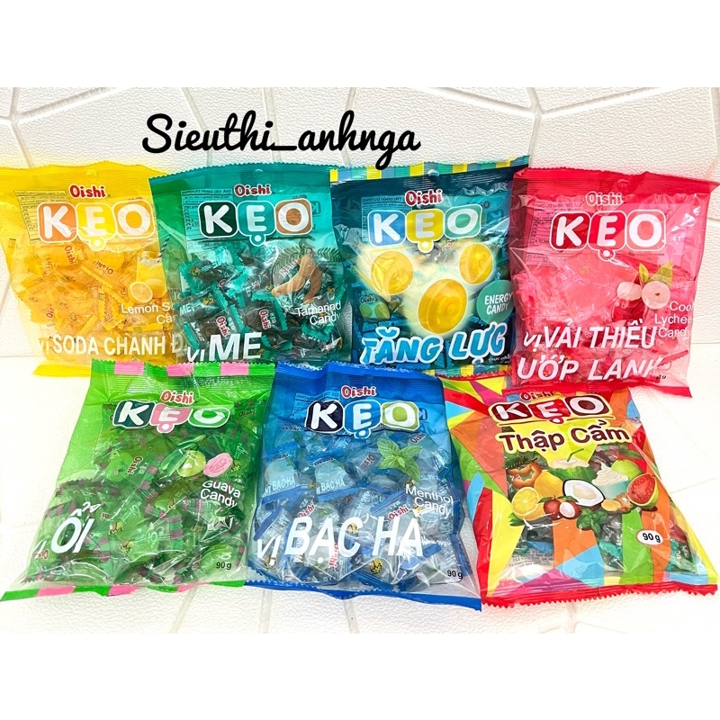 Kẹo Oishi Nhiều Vị Gói 90g