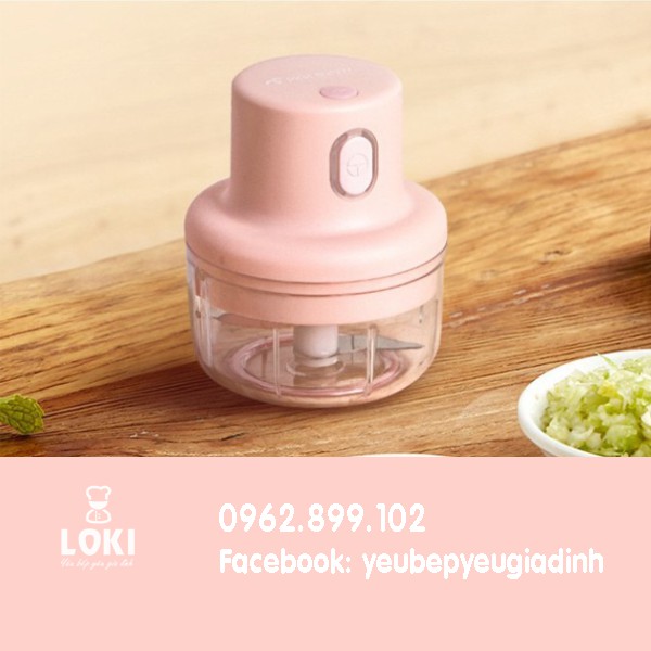 MÁY XAY MINI CẦM TAY I MÁY XAY TỎI ỚT CẦM TAY MINI I MÁY XAY MINI ĐA NĂNG SỬ DỤNG PIN SẠC I MÁY XAY TỎI ỚT BẰNG TAY