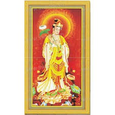 Tranh đính đá PHẬT YN5121 Kích thước :48×100cm (chưa đính)