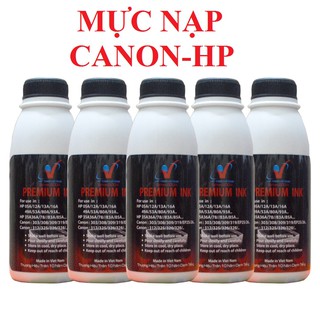 Mực nạp  đa năng HP - CANON Premium 12A, 49A, 53A, 15A, 05A .... Siêu đậm