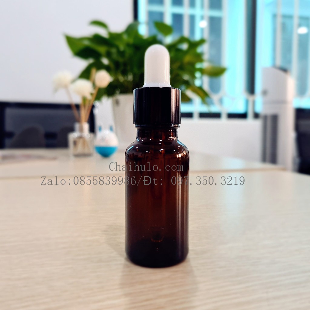 Bộ 07 Chai lọ đựng Tinh Dầu, tinh chất, Serum, dung tích từ 05ml đến100ml, lọ thuỷ tinh dày dặn, trong đẹp