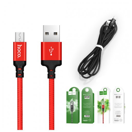 [FREESHIP 99K]_Cáp sạc Micro Usb Hoco X14 ✓ Dài 2m ✓ Cáp Android