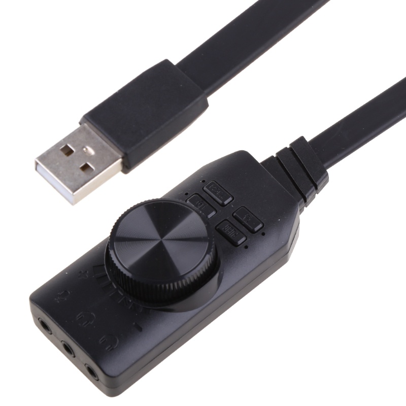 Thẻ Âm Thanh Ảo USB 7.1 Kênh 7.1 Với Tai Nghe 3.5mm Cho Máy Tính Để Bàn
