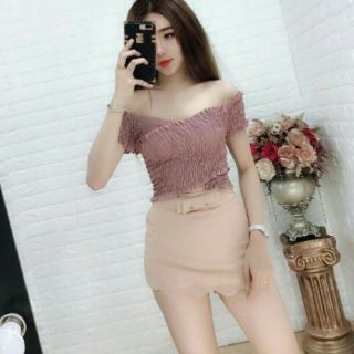 Áo đắp chéo kèm ảnh thật