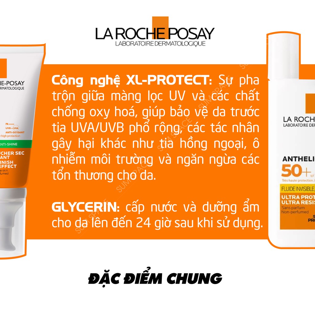 Kem chống nắng La Roche-Posay Fluide Invisible SPF50+ 50ml