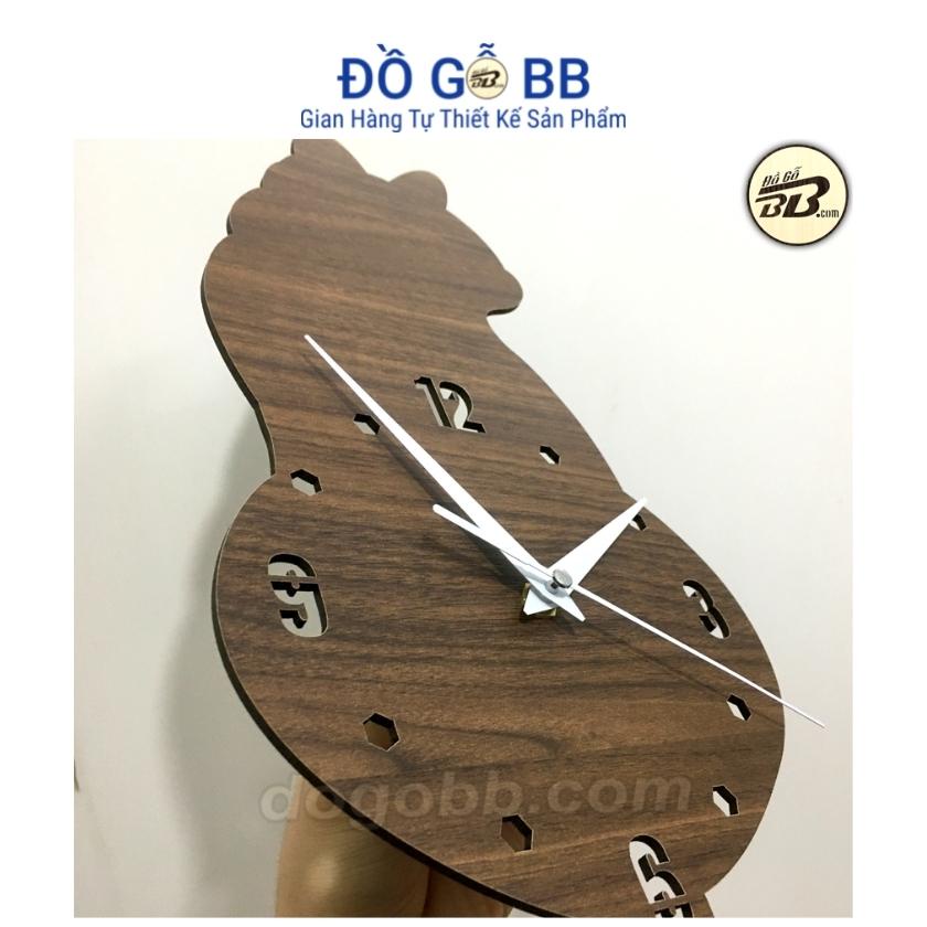 18x42cm Đồng Hồ Treo Tường Hình Mèo Giá Rẻ Phim Hoạt Hình Disney Cho Trẻ Em Decor Bằng Gỗ Trang Trí -Đồ Gỗ BB