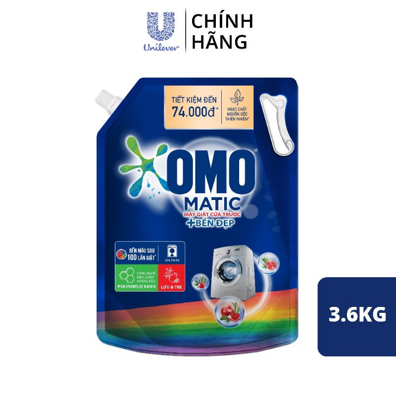 NƯỚC GIẶT OMO MATIC CỬA TRÊN/ CỬA TRƯỚC 3.9KG