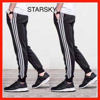 Quần thể thao ống suông, ống bo 3 sọc mặc nhà, thể dục - STARSKY QD72