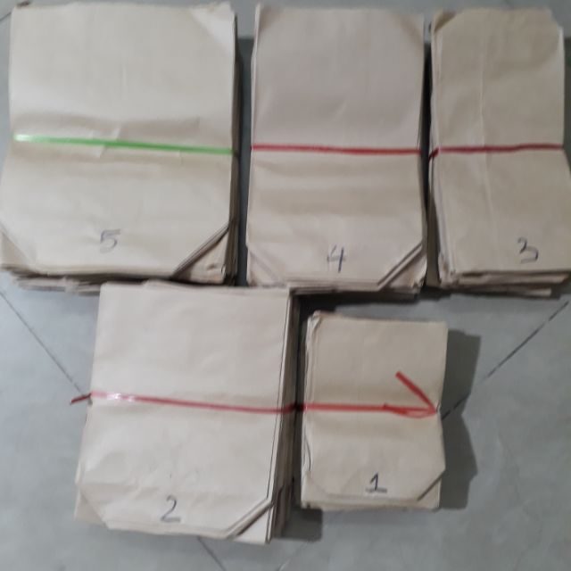 Combo 100 túi giấy xi măng
